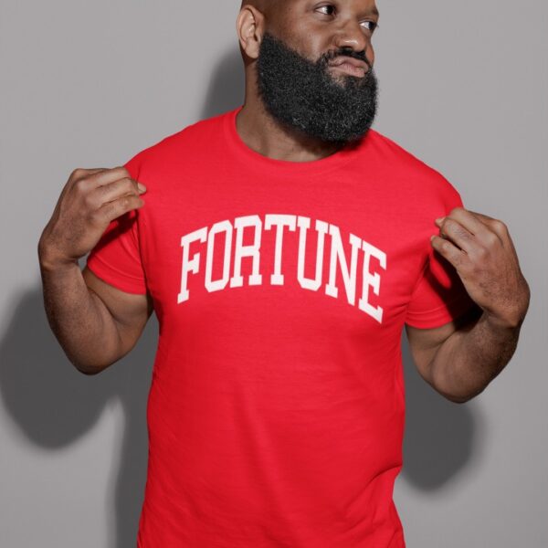 “FORTUNE” RED UNISEX TEE