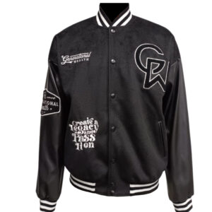 Black Onyx Generational Wealth Varsity Jacket