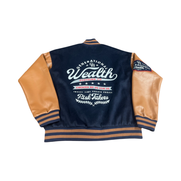 Peanut Butter & Jam Generational Wealth Varsity Jacket