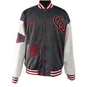 Oxblood Generational Wealth Varsity Jacket