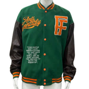 Anti-Gentrify Varsity Jacket