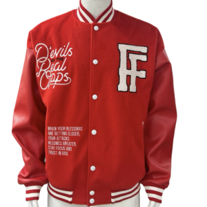 D'EVILS ARE THE REAL OPPS VARSITY JACKET