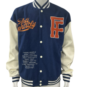 ANTI-GENTRIFY KNICKERBOCKERS VARSITY JACKET